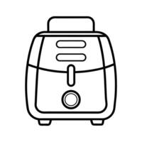 Air Fryer for Icons and Logos vector