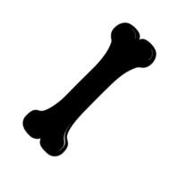 Dog Bone Silhouette for Web Elements vector