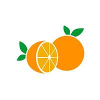 Fresh oranges illustration design vector
