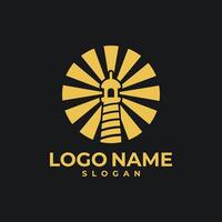 Illustration graphic of mercusuar logo vector