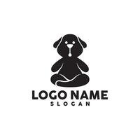 Illustration graphic of sit dog vector