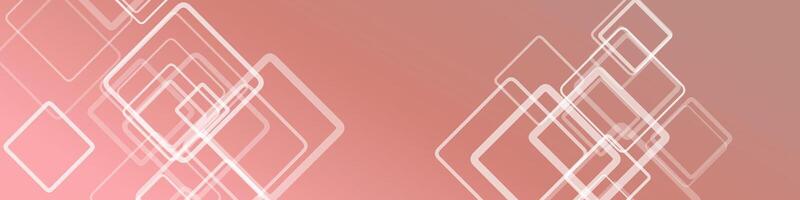 Color wide square background template - abstract design with squares vector
