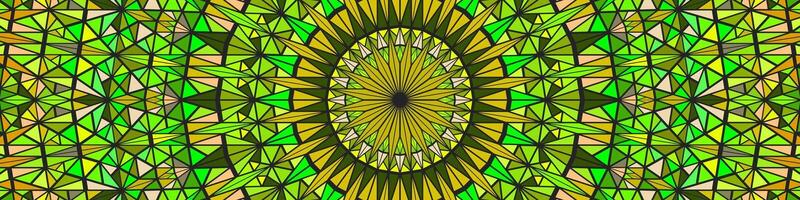 Abstract polygonal geometric triangle mosaic mandala background design vector