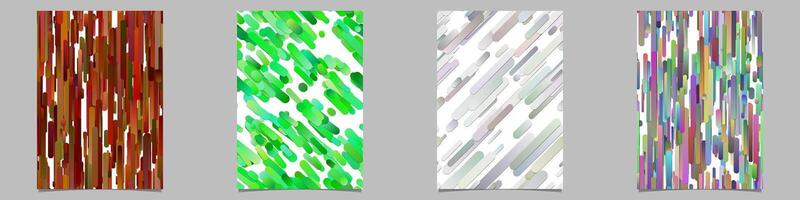 Gradient stripe page background collection vector