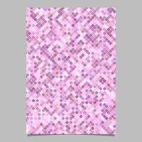 Brochure background with pink diagonal squares vector