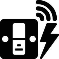Smart Switch, Switch, Button Glyph Solid Icon vector