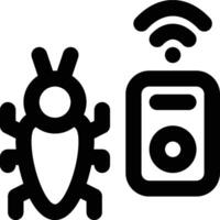 Smart, Pest Control, Bugs Outline Icon vector