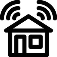 Smart Home, System, Internet of Things Outline Icon vector