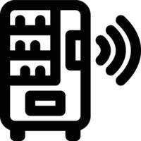 Smart, Vending Machine, Smart Machine Outline Icon vector