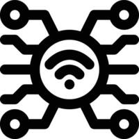Internet of Things, IOT, Internet Outline Icon vector