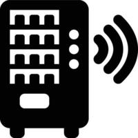 Smart, Vending Machine, Smart Machine Glyph Solid Icon vector