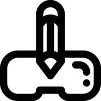 Virtual Reality, Design, Creation Outline Icon vector