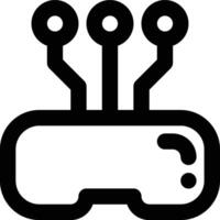 VR Technology, Virtual Reality, Technology Outline Icon vector