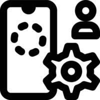 AR Developer, Augmented Reality, Developer Outline Icon vector