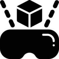 Virtual Product, VR Product, Virtual Reality Glyph Solid Icon vector