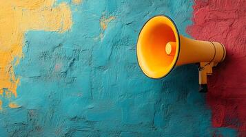Marketers crafting brand voice guidelines to ensure consistent messaging across all digital platforms with copy space photo
