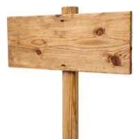 Rustic Wooden Signboard Blank Template for Text and Message png