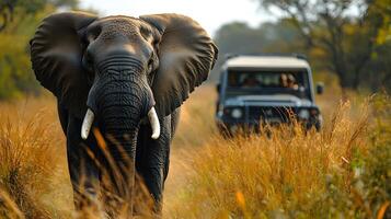 Experience the thrill of spotting wildlife in Kruger National Park as the dry season begins in South Africa photo