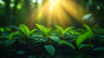 Precision climate monitoring tools tracking carbon levels in protected rainforest environments. photo