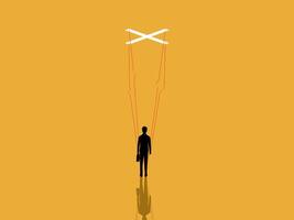 Stop management, puppeteer cuts the strings that control vector