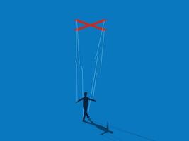 Freedom to manage people, puppeteer cuts the strings that control vector