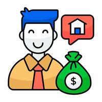 A design icon property dealer vector