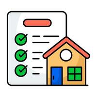 A icon of property papers vector