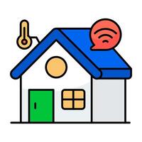 design of smart home vector