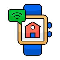 Trendy design of property smartwatch vector