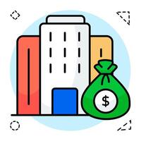 vectors design of building payment