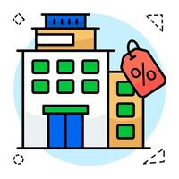 design design design design design design design icon of property discount vector