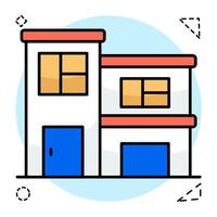 Perfect colored design icon of homestead vector