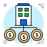 Modern vectors design of building payment