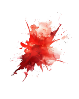 dynamic explosion of rich crimson hues, with fluid brushstrokes and watercolor textures, creates an abstract visual that evokes energy and emotion. png