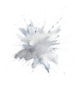 Explosive Artistry A stunning artistic watercolor representation of an explosion, a captivating display of dynamic energy and form, evoking a sense of power. png