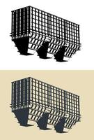Aggregate batchers and bins vector