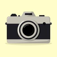 digital camera in flat design style vector
