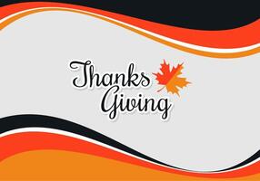 Abstract background template with thanksgiving theme vector
