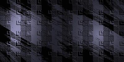Gray abstract pattern background with black brush effect vector