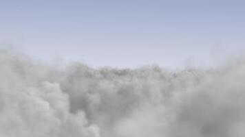 Flying above the clouds on a sunny day video