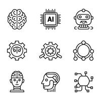 NeuroLogic AI Icons Pack vector