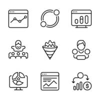 User Behavior Icons vector