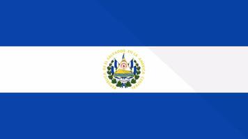 Animation of the appearance and disappearance of a flat flag 2D Salvador video