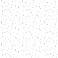 Pastel sprinkles pattern on white background vector