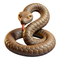 extraordinary modern A rattlesnake, coiled and ready to strike high resolution png