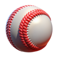 serene vintage A baseball with red stitching professional png
