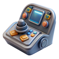 extraordinary minimalist Spaceship cockpit control panel with buttons and levers genuine png