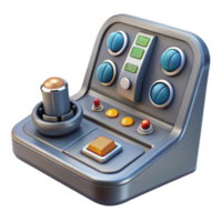 magnificent modern Spaceship cockpit control panel with buttons and levers high resolution png