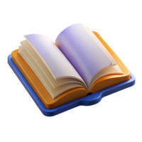 serene abstract Open book, high quality png