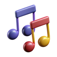 beautiful vintage Musical notes, professional png